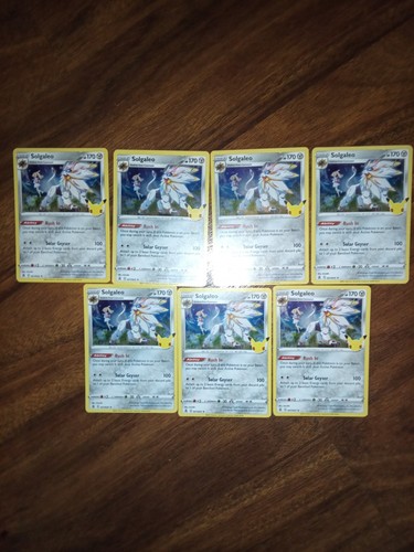 Pokémon tcg solgaleo - pokémon, x7