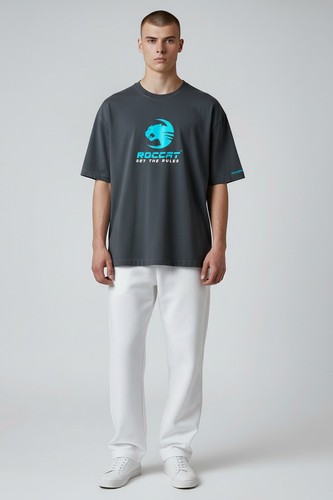 Roccat tshirt nera staff