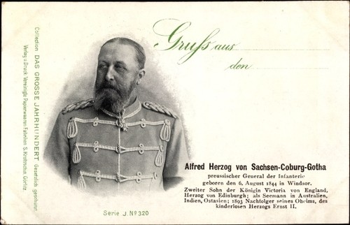 Cartolina alfredo duca - cartolina, di