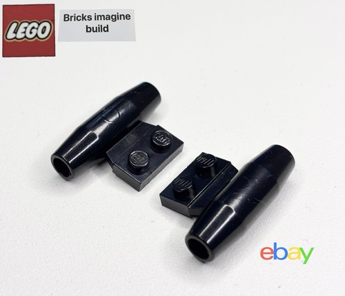 Lego 3475 piastra nera 1x2 - lego,