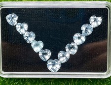 Bellissimo set 9,54CT topazio naturale blu cielo