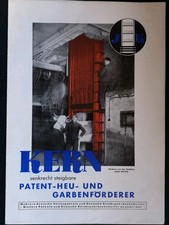 KERN PATENT - TRASPORTATORE FIENO E COTTA trattore trattore depliant DIN A4 D. R. 