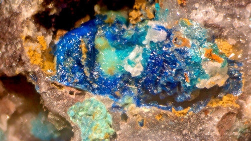 Caledonite linarite - caledonite,,
