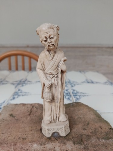 Scultura cinese vecchio saggio - cinese,
