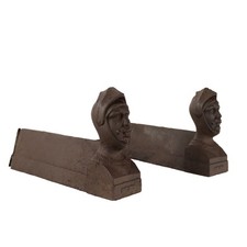 Coppia di Alari in Ferro