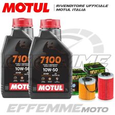 Tagliando KTM EXC 400 Racing 4t 2005 2006 2007 (MOTUL 7100 10W50 + Filtri olio)