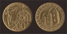SAN MARINO 200 LIRE 1992