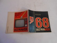 catalogo-ULTRAVOX INDUSTRIA RADIO TELEVISIONE-MILANO 1968-cm.12x12