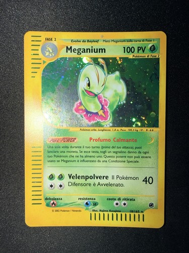Meganium holo 165 italiano - meganium, 18/165