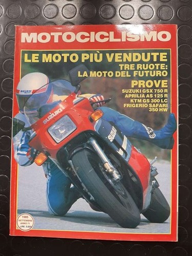 Motociclismo settembre 1985 - motociclismo,