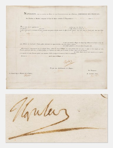 Grande documento napoleone - documento,