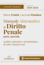 Manuale sistematico di diritto penale. Parte speciale. 2024-2025. Concorso magis