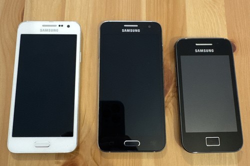 Samsung galaxy gb blu - a3, 16