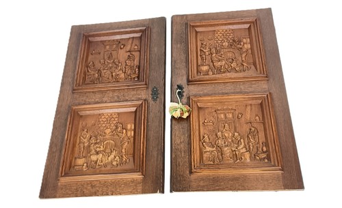 Set pannelli porta legno - 2,
