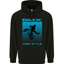 Felpa con cappuccio BMX Freestyle ciclismo bicicletta bambini bambini