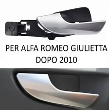 MANIGLIA INTERNA PORTA POSTERIORE lato guida SX ALFA ROMEO GIULIETTA satinata