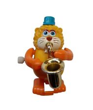 *HH* Vintage toy Tomy leone orso tromba  giocattolo a carica manuale gioco 