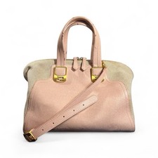 Borsa grande Fendi rosa pelle