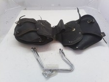 Kawasaki VN 900 borse laterali in pelle vintage fibbia Rotta