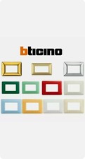 BTICINO MATIX PLACCA ORIGINALE MOSTRINA TECNOPOLIMERO 3 4 6 POSTI VARI COLORI