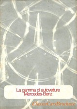 Brochure Depliant Mercedes-Benz Gamma 1974 Tutti i Modelli 32 pagine Italiano