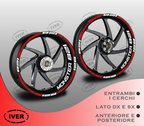 Adesivi cerchi moto ducati