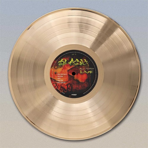 Slash live gold lp - gold, record