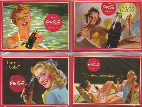 Vintage style coca cola - style,