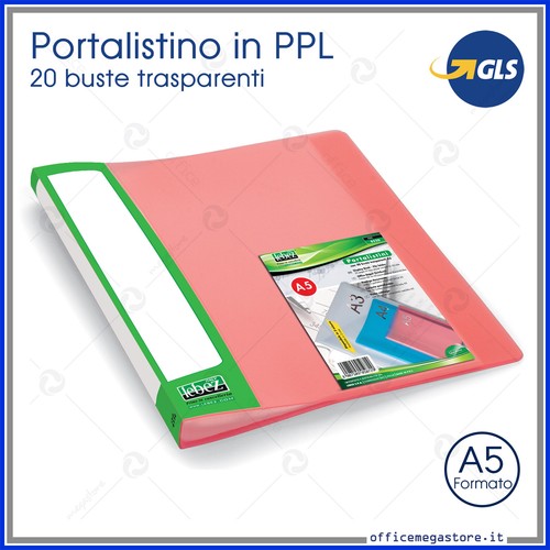 Portalistini con dorso - portalistini, a5