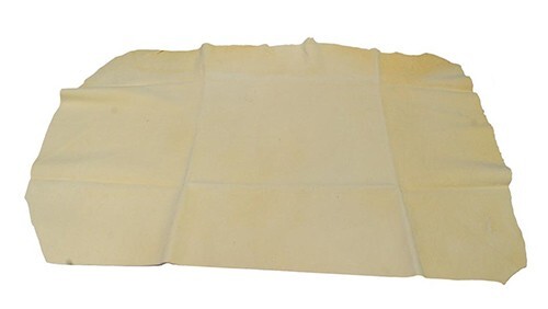Vera pelle daino scamosciata - pelle,