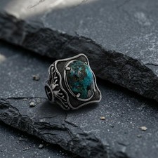 Anello uomo turchese - uomo, naturale