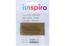 Cordino in cuoio metallico