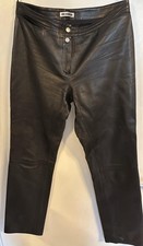 Pantaloni di pelle di Jil