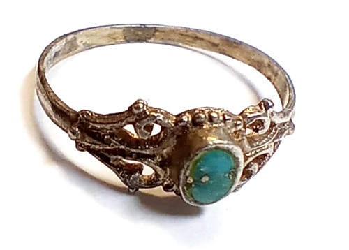 Anello vintage con pietra - anello,