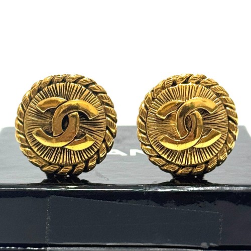 Chanel 2400 orecchini rotondi - chanel,