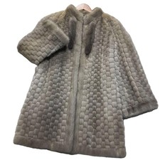 Cappotto Saga visone zaffiro