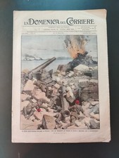 La Domenica Del Corriere 21 Marzo 1915 WW1 Flotta Anglo Francese