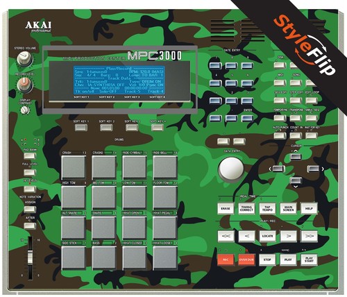 Akai mpc 3000 verde mimetico - mpc,