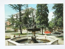 RHO fontana Piazza Libertà Milano vecchia cartolina Fiat 600  