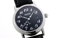 MONTBLANC Meisterstück Star riserva di carica automatica 7073 quadrante nero misura 40 mm