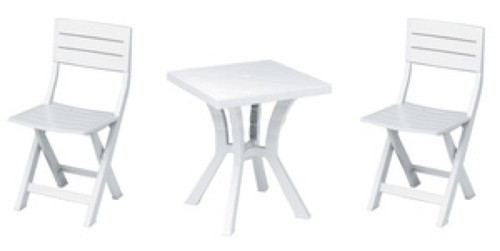 Set duetto resina tavolo 2 - set,