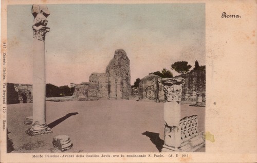 Cartolina monte palatino - cartolina,