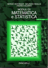 MODULI DI MATEMATICA E STATISTICA - Invernizzi,.  - Zanichelli 2003 - Con CD_ROM