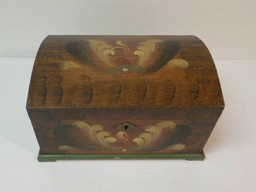 Scatola tavolo vintage tole - vintage,