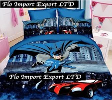 Batman Copri Piumone Letto Copripiumone Lenzuolo Federa Duvet Cover Set BATDU01