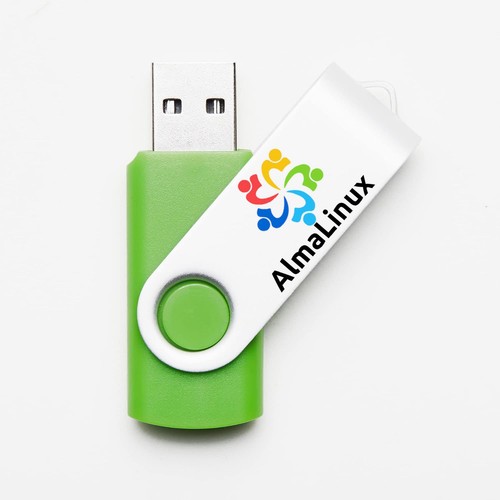 Chiavetta usb con - chiavetta, almalinux