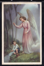 Cartolina Angelo con Bambino