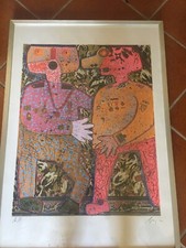 Enrico Baj quadro copia