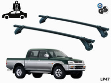 BARRE PORTATUTTO PORTAPACCHI TETTO PER MITSUBISHI L200 1996-2011 LA PREALPINA