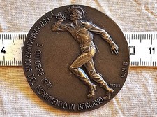 BERSAGLIERI MEDAGLIA INAGURAZIONE MONUMENTO A  BERGAMO - 1971